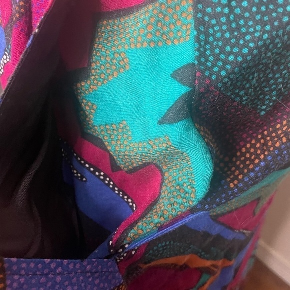 CODE 7 vintage cotton geometric skirt - Picture 4 of 6